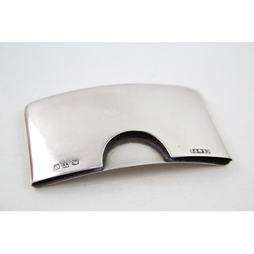 38 - .925 sterling curved calling card case