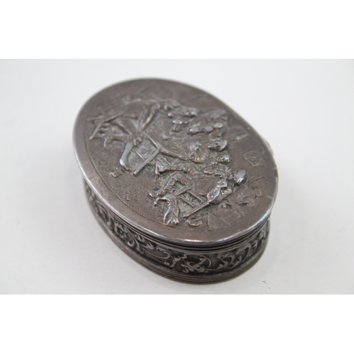 40 - .850 silver figural snuff box