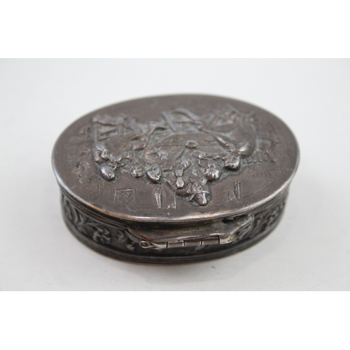 40 - .850 silver figural snuff box