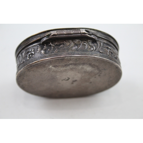 40 - .850 silver figural snuff box