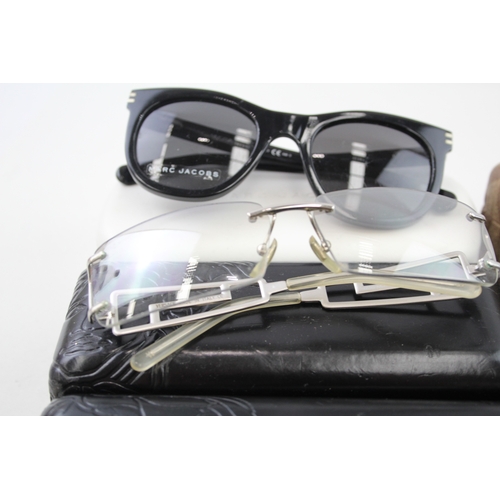 462 - Sunglasses Designer Assorted Inc Cases, Coach, Marc Jacobs, Versace x 6