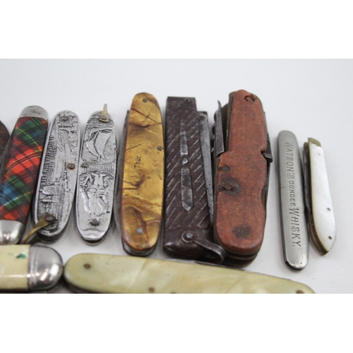 484 - 15 x Vintage Assorted Pocket KNIVES