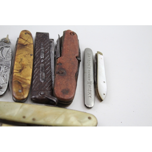 484 - 15 x Vintage Assorted Pocket KNIVES