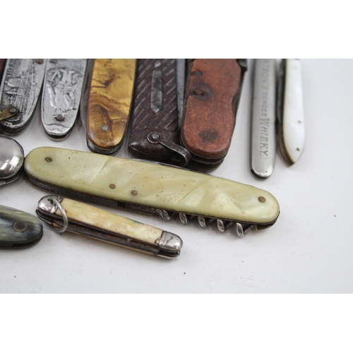 484 - 15 x Vintage Assorted Pocket KNIVES