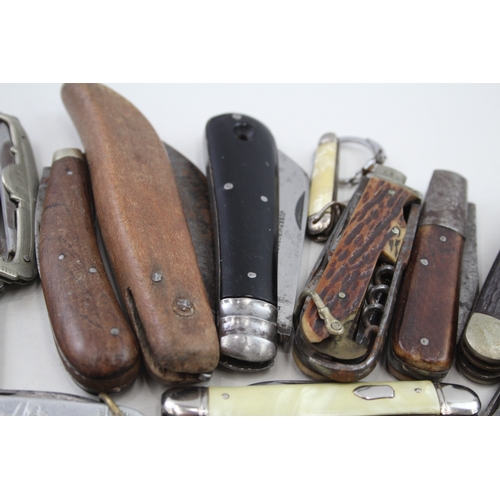 485 - 15 x Vintage Assorted Pocket KNIVES