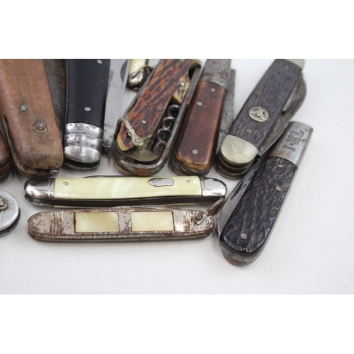 485 - 15 x Vintage Assorted Pocket KNIVES