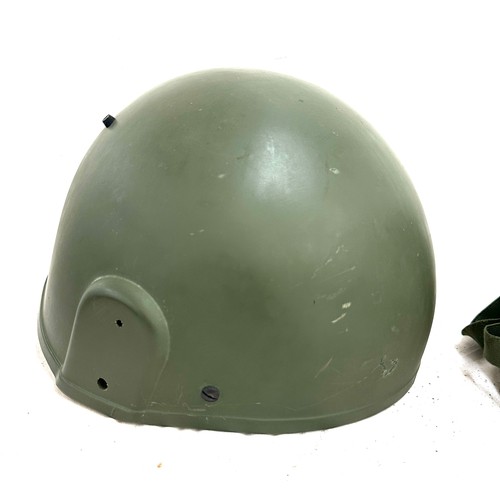 540 - British combat helmet GS MK 6 1981 with camouflage, one other