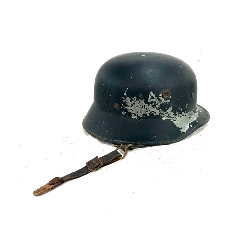 534 - WW2 German officers parade aluminium helmet with liner and chin strap