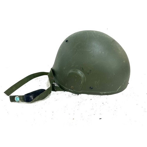 531 - British MK6 helmet with multi terrain cover, in need of a clean