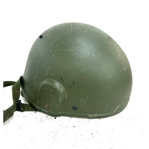 531 - British MK6 helmet with multi terrain cover, in need of a clean