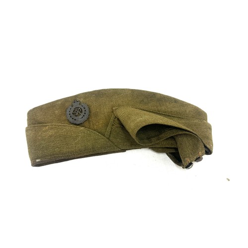 536 - 1941 WW2 Royal Engineers Officers Field Service side cap