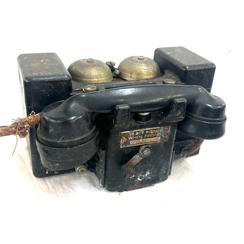 186 - WWII Field Telephone - Set 