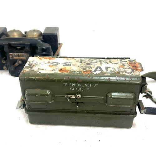 186 - WWII Field Telephone - Set 