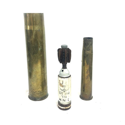 15 - Selection trench art, bullet and mortar casing only, largest case measures approximately 14 inches