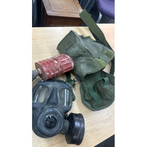 255 - Selection of military bags and satchels, Army shelter