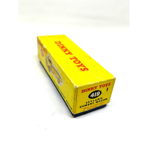 502 - Boxed Dinky 419 leyland cement wagon