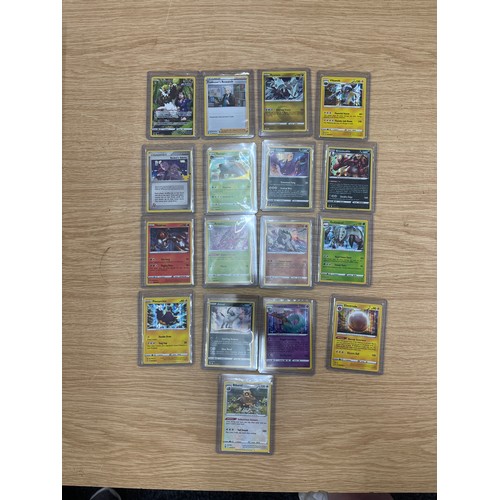 447 - Selection of collectable Pokemon cards in protective cases