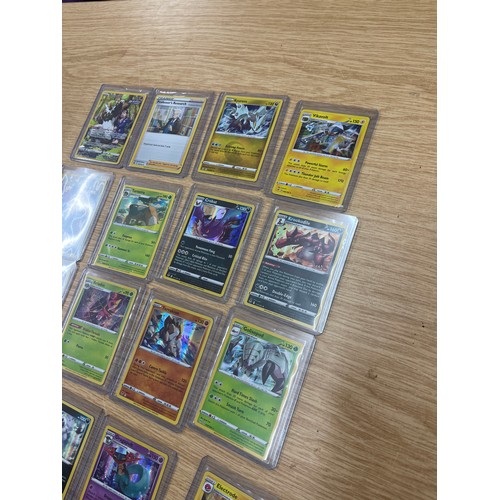 447 - Selection of collectable Pokemon cards in protective cases