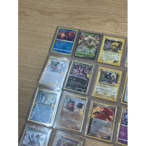 444 - Selection of collectable Pokemon cards in protective cases