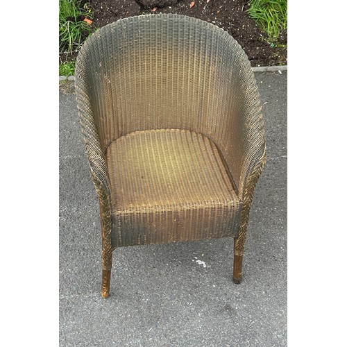 307 - Lloyd loom bedroom chair