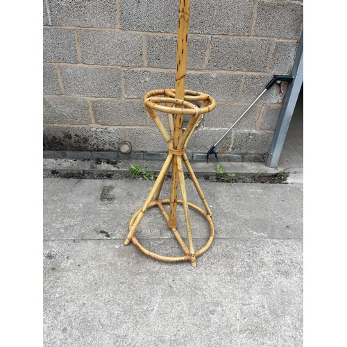 329 - Cane coat stand overall height 78 inches