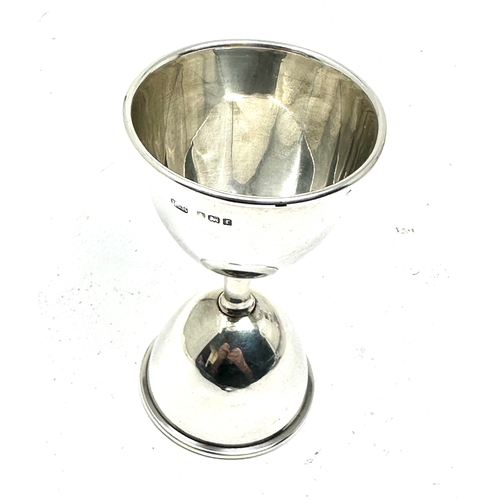 2 - Vintage silver spirit measure cup measures approx height 10cm Birmingham silver hallmarks