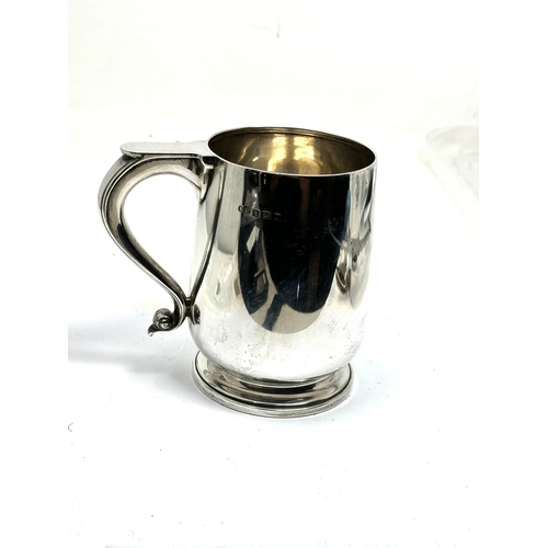 1 - Vintage Solid Sterling Silver Pint Tankard measures approx height 12cm weight 258g Birmingham silver... 