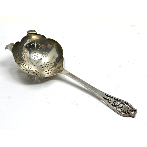 5 - Edward Viners silver tea strainer spoon weight 44g