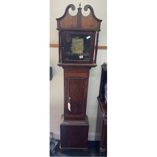 336 - Grandfather clock for  spares and repairs