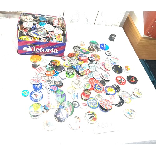 75 - Pin badges collection plus international airline tag buttons x 500 plus. Including Captain Marvel, V... 