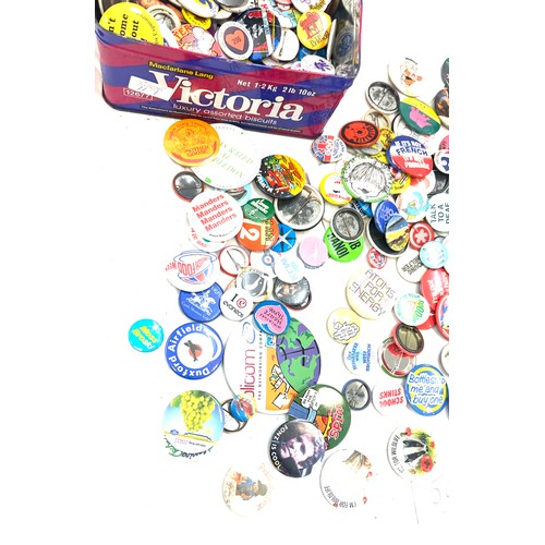 75 - Pin badges collection plus international airline tag buttons x 500 plus. Including Captain Marvel, V... 