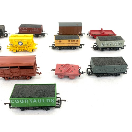 93 - Selection of assorted Wagons includes Lima, Hornby etc