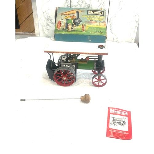 100 - Vintage orignal boxed Mamod traction engine T.E1A reversing