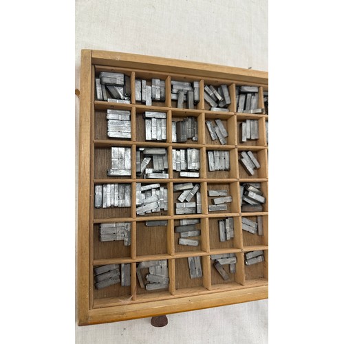 28 - Selection of miniature metal printing stamps