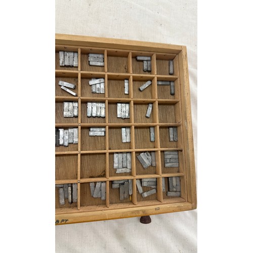 28 - Selection of miniature metal printing stamps