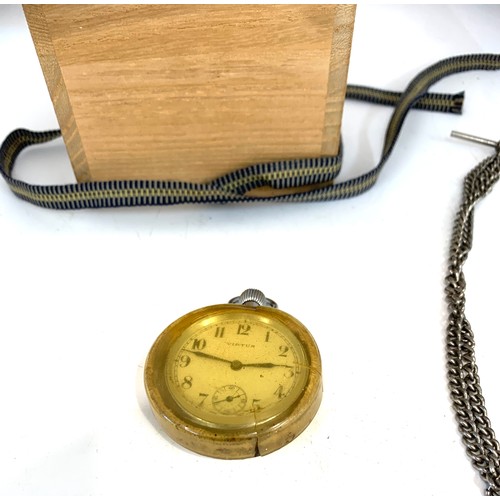 508 - Silver cased pocket watch and one other