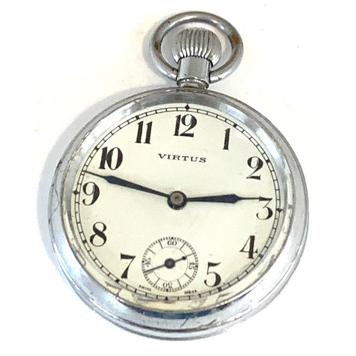 508 - Silver cased pocket watch and one other