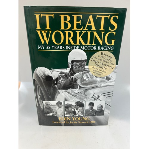 78 - Eoin young it beats working signed book
Donated to Dogs Trusts shop in Bingham – all proceeds going ... 