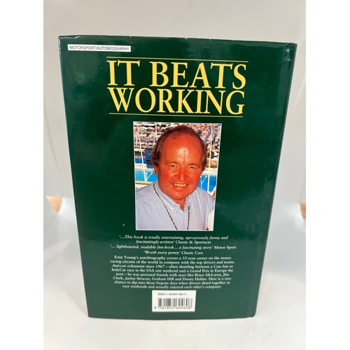 78 - Eoin young it beats working signed book
Donated to Dogs Trusts shop in Bingham – all proceeds going ... 