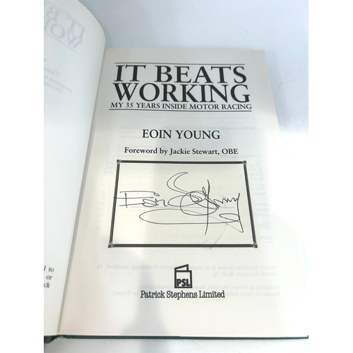 78 - Eoin young it beats working signed book
Donated to Dogs Trusts shop in Bingham – all proceeds going ... 