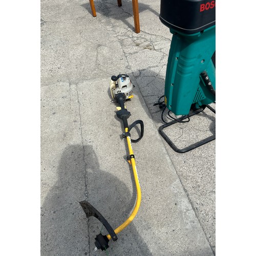 100C - Ryobi petrol strimmer and a Bosch 630 shredder - untested