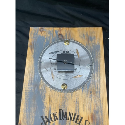 26 - Advertising Jack Daniels clock height 24 inches tall 11 inches wide