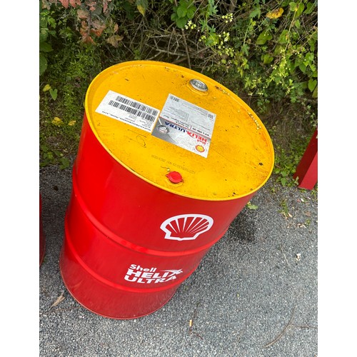 100H - Large Shell Oil drum