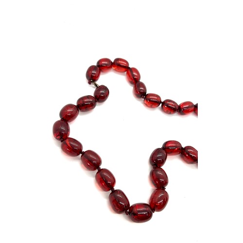 497 - Cherry amber type necklace