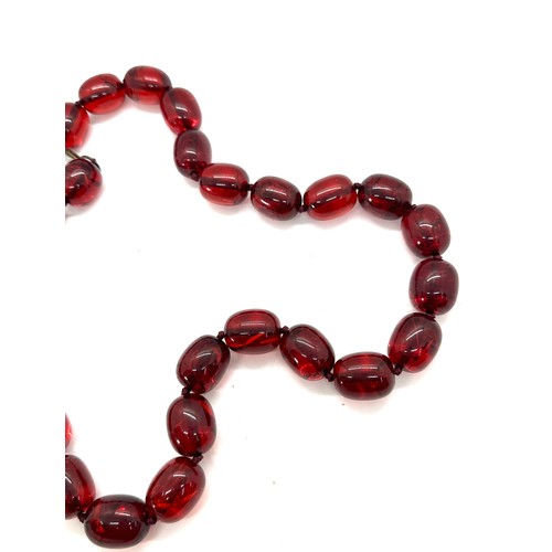 497 - Cherry amber type necklace