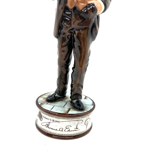 5 - Royal Doulton Prestige Pioneer collection Thomas Edison hn 5128 over all good condition