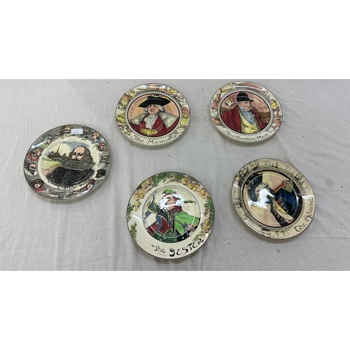 551 - Selection of 5 Royal Doulton collectors plates includes D6277, d6282, d5902, d6283 and d6303