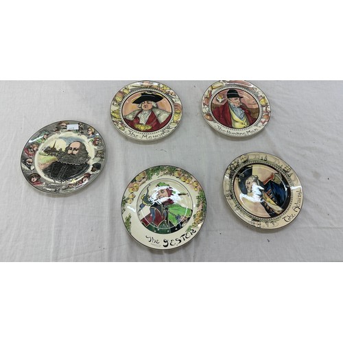 551 - Selection of 5 Royal Doulton collectors plates includes D6277, d6282, d5902, d6283 and d6303