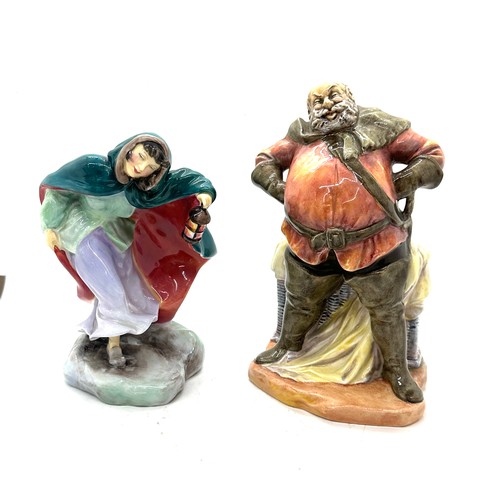 12 - Two vintage Royal Doulton figures includes Winter HN2088 and Falstaff hn2054