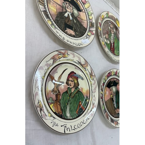 553 - Selection of 4 Royal Doulton collectors plates includes d6281, d6284, d6279 and d6280